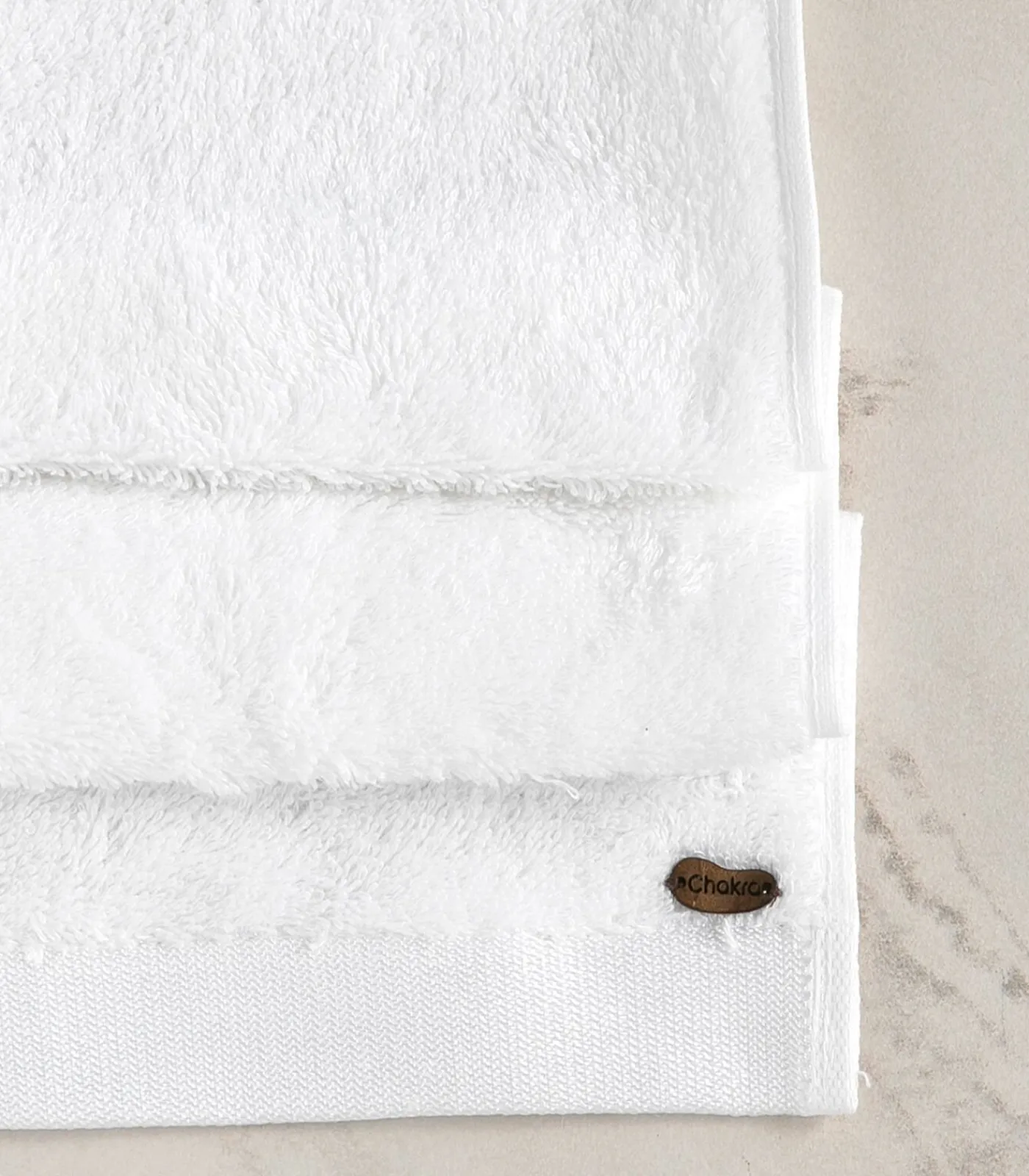 Hot Gezichtshanddoek Floss 50x90 cm Wit Handdoeken