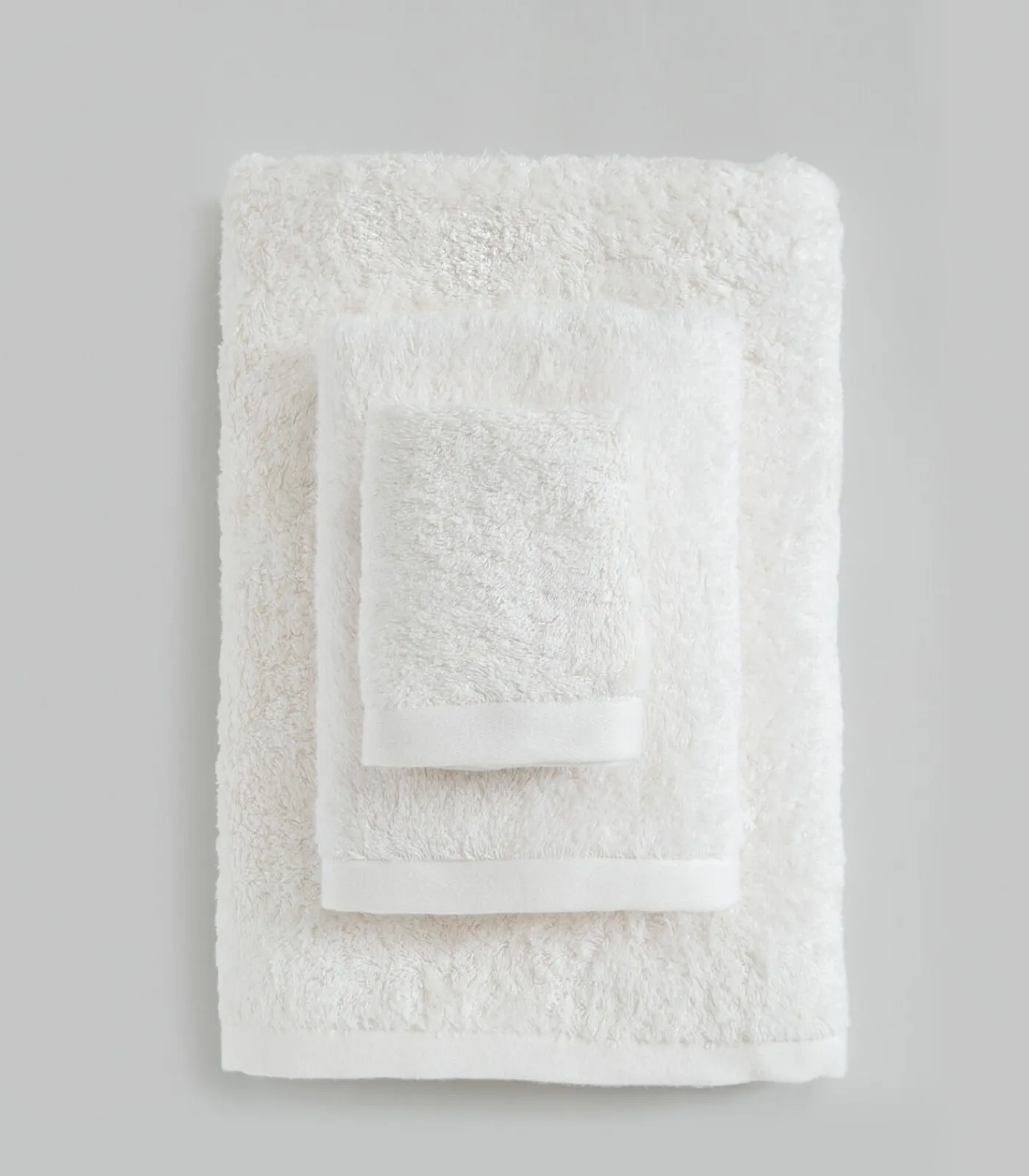 Chakra Gezichtshanddoek Solid 50x90 cm Ecru