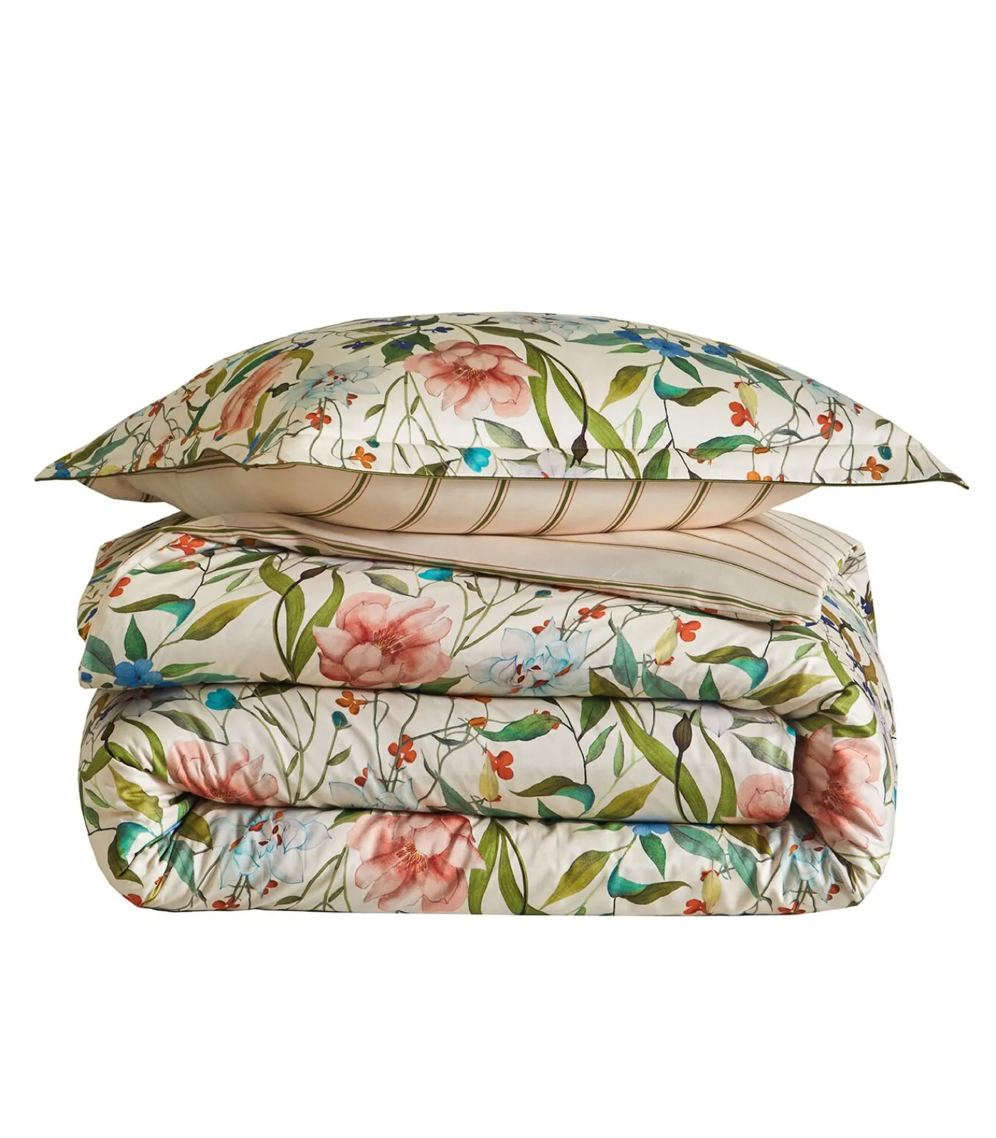 Blanc des Vosges GIARDINO Naturel - Kussensloop Satijn katoen