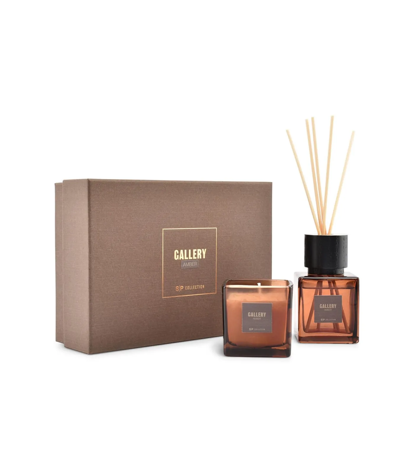 Clearance Giftset 2-delig Amber Gallery Huisparfums