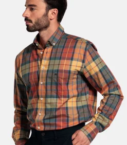 Heren Giordano Brando Overhemd - Rood