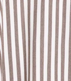 Hot Brando Streep Overhemd - Donkerbruin Heren Hemden