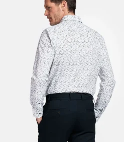 Heren Giordano Ivy Bloemenprint Overhemd – Navy