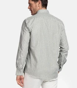 Sale Ivy Geruit Overhemd – Groen Heren Hemden