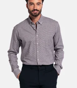 Sale Ivy Overhemd – Bordeaux Heren Hemden