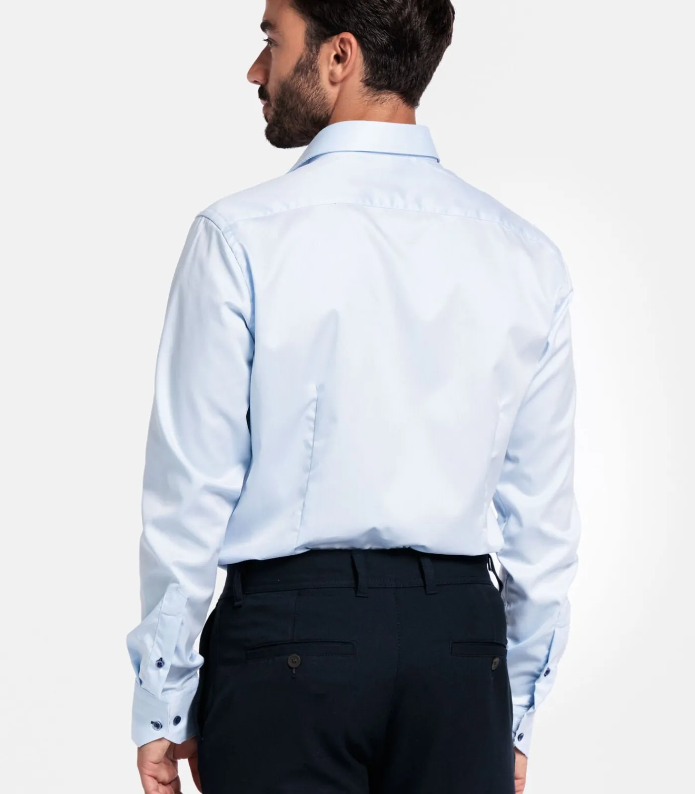 Discount Locarno Overhemd - Lichtblauw Heren Hemden