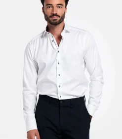 Heren Giordano Locarno Overhemd - Wit