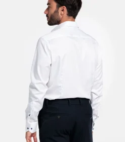 Heren Giordano Locarno Overhemd - Wit