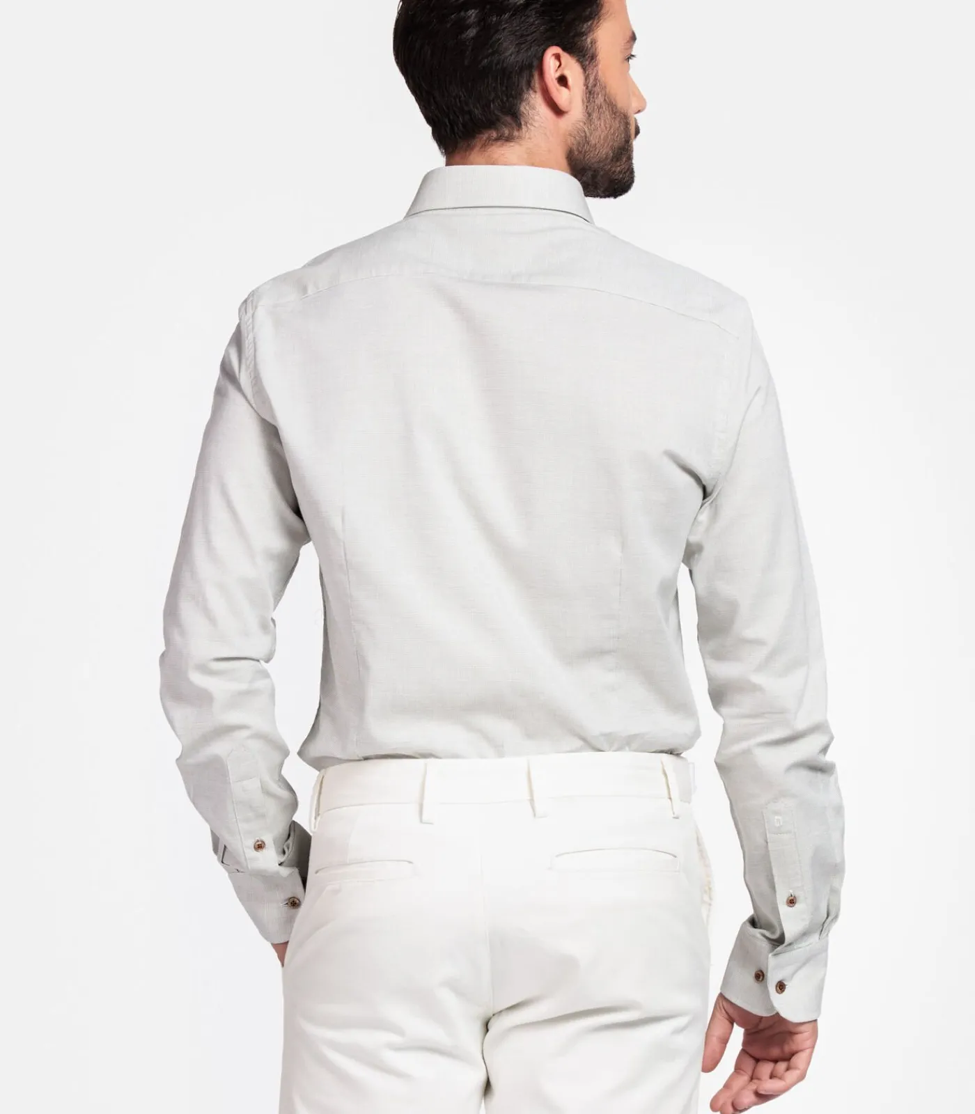 Loretto Modern Fit Overhemd – Pastelgroen Heren Hemden