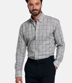 Heren Giordano Loretto Overhemd – Soft Grey