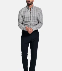 Heren Giordano Loretto Overhemd – Soft Grey