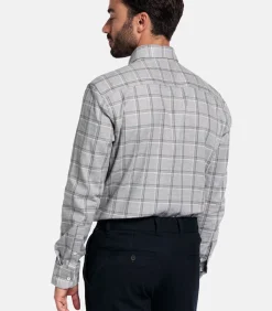 Heren Giordano Loretto Overhemd – Soft Grey