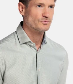 Heren Giordano Maggiore Overhemd – Groen
