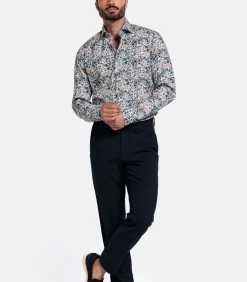 Maggiore Overhemd - Navy Heren Hemden