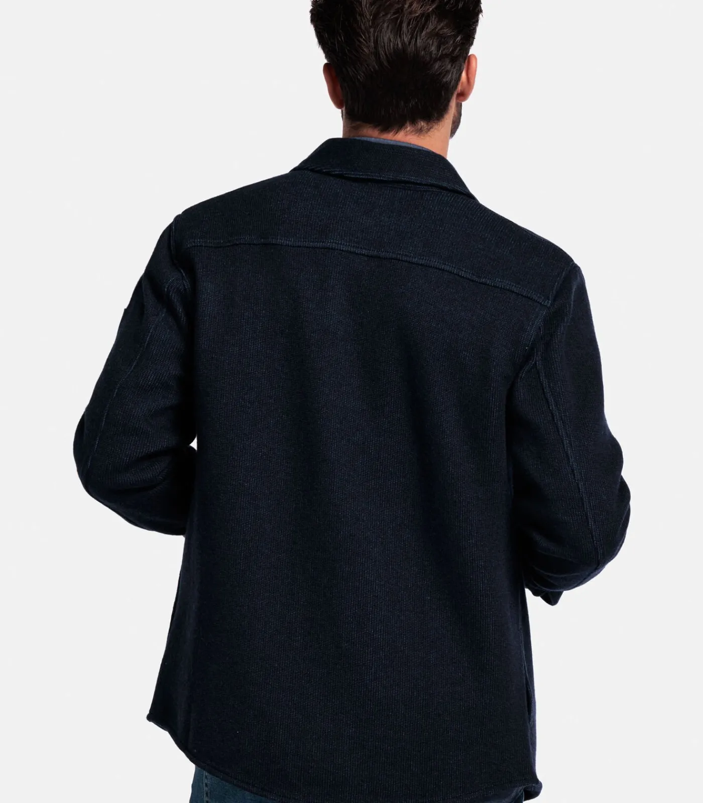 Heren Giordano Taranto Overshirt – Navy