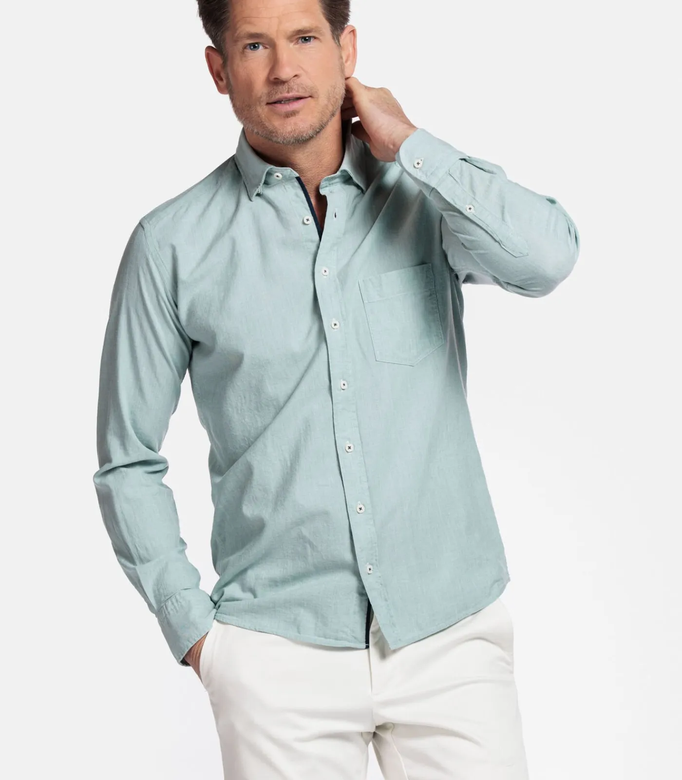 Verona Overhemd – Groen Heren Hemden