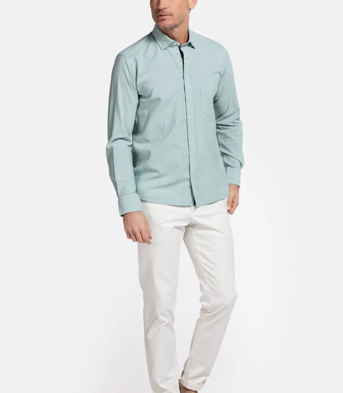 Verona Overhemd – Groen Heren Hemden