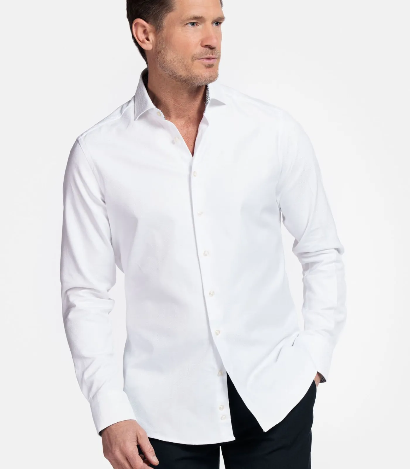 Heren Giordano Verona Overhemd – Wit