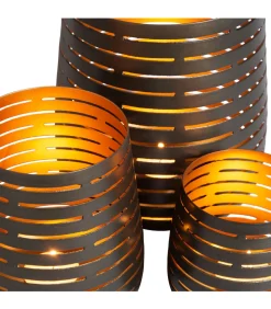 Atmooz Gladys - Theelichthouder - Zwart