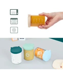 Outlet Glazen voorraadpotten ISY BOWLS Kinderen Babyuitzet