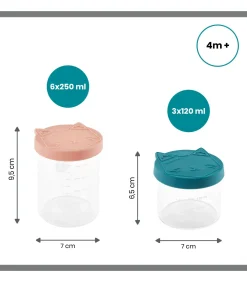 Sale Glazen voorraadpotten ISY BOWLS Kinderen Babyuitzet