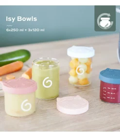 Sale Glazen voorraadpotten ISY BOWLS Kinderen Babyuitzet