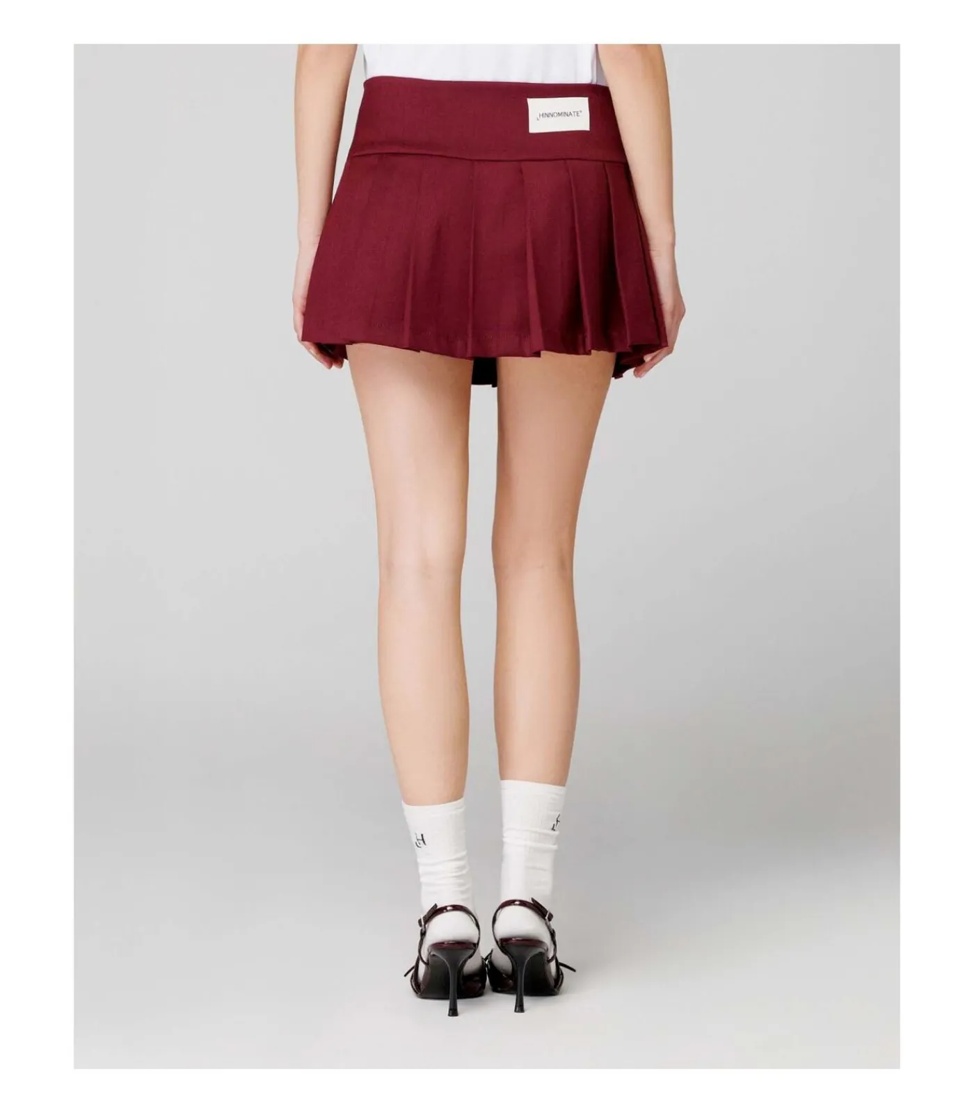 DAMES HINNOMINATE Gonna Corta Pantaloncino A Pieghe