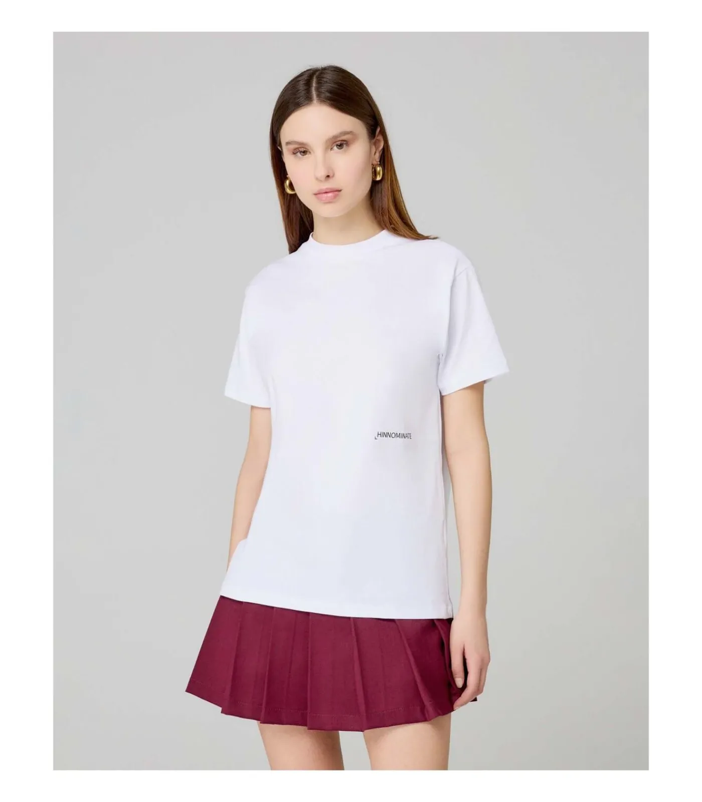 DAMES HINNOMINATE Gonna Corta Pantaloncino A Pieghe