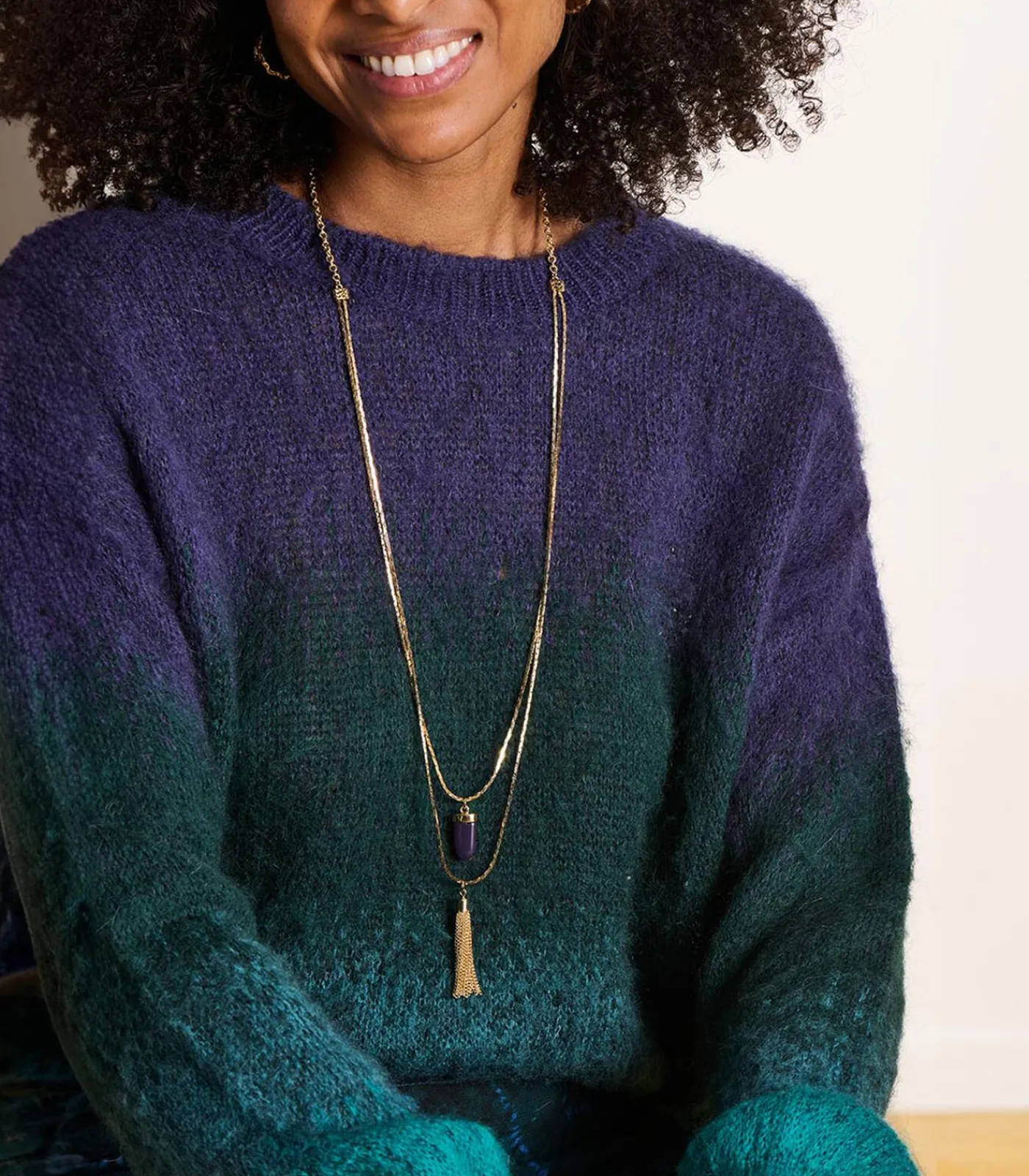 DAMES La Fée Maraboutée Gouden halsketting met meerdere strengen