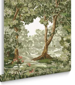 Vliesbehang Bodenham Spring Sage Wanddecoratie