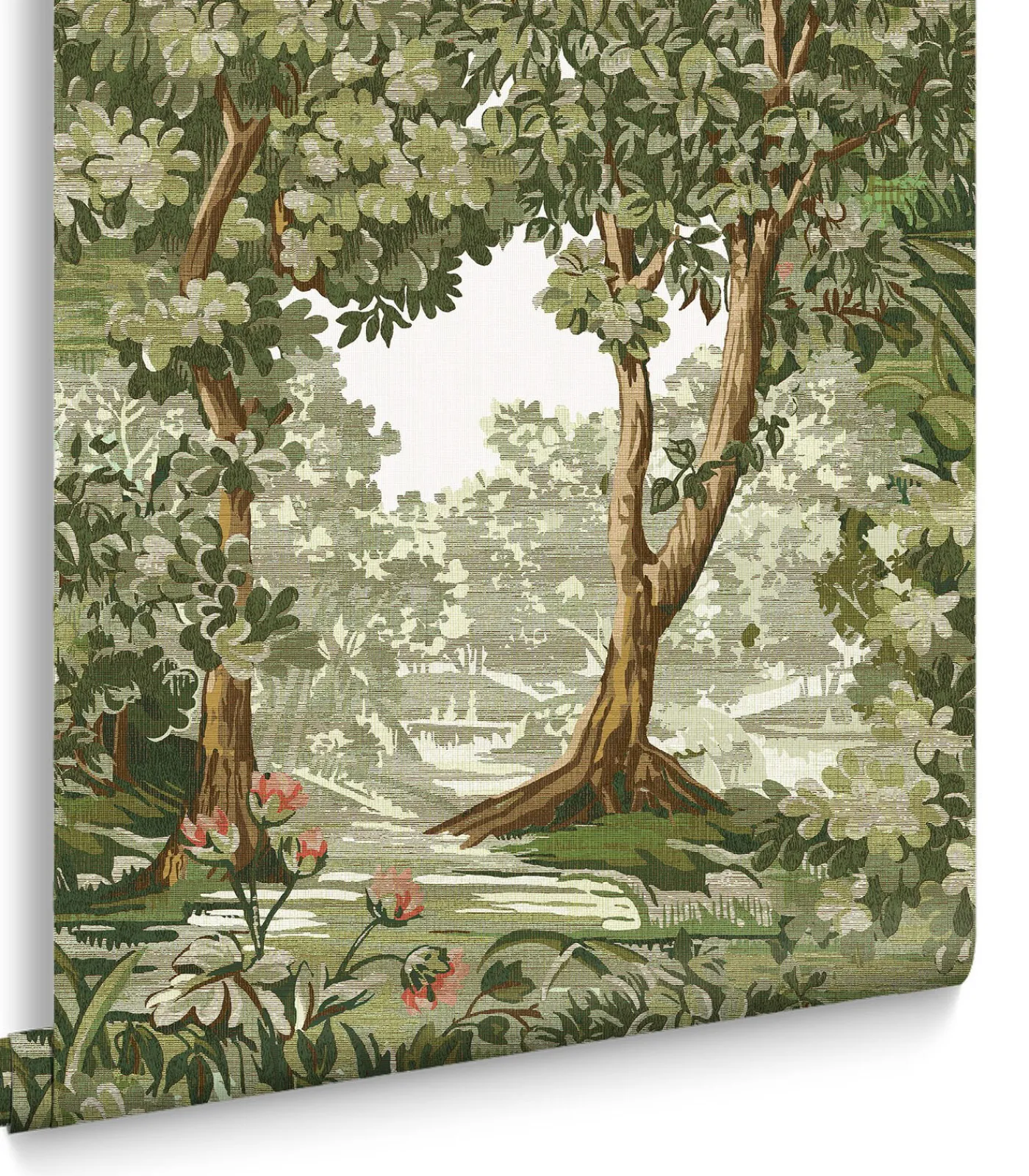 Vliesbehang Bodenham Spring Sage Wanddecoratie