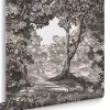 Graham & Brown Vliesbehang Bodenham Etching Charcoal