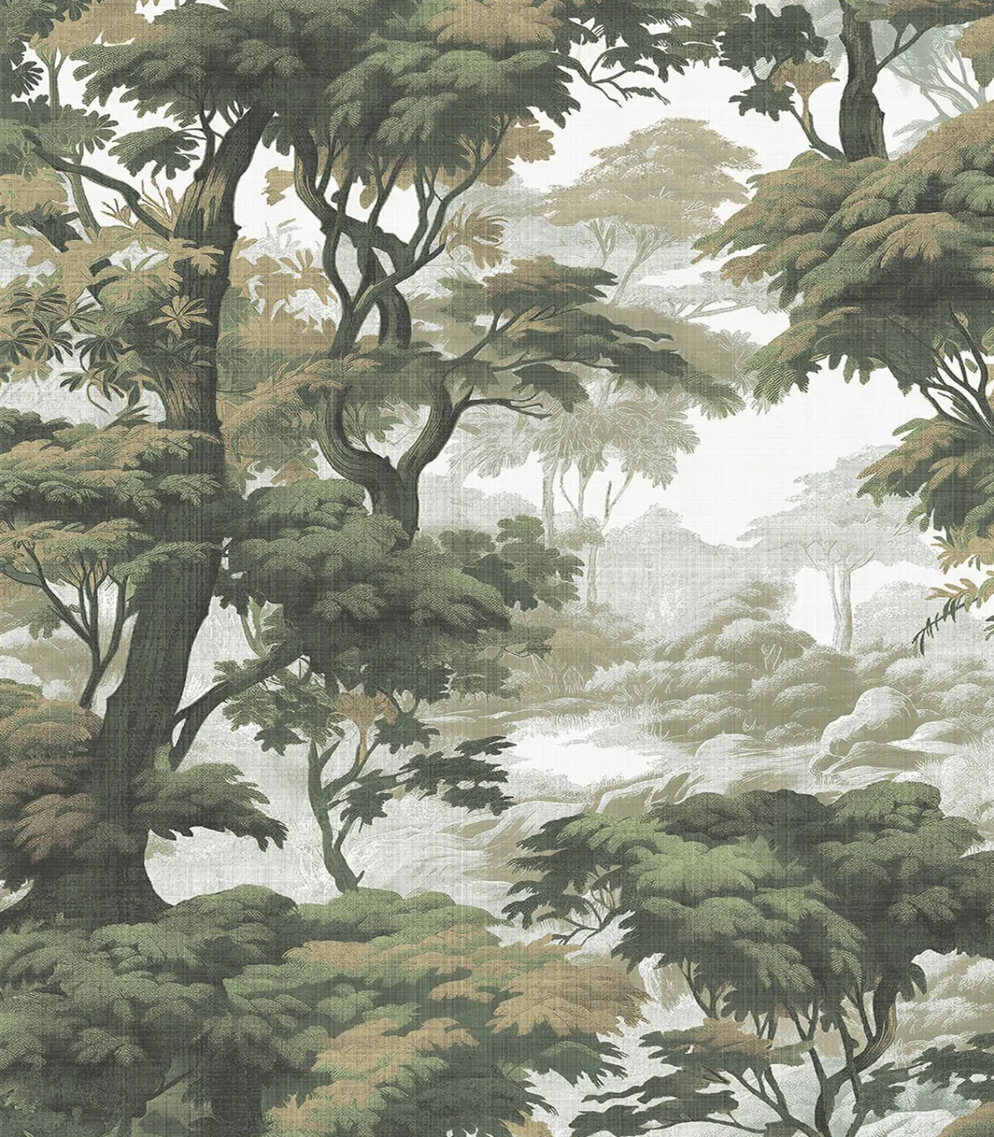 Online Vliesbehang Bobart's Garden Lush Green Wanddecoratie