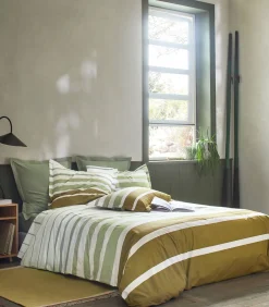 Blanc des Vosges GRAND LARGE Kaki - Kussensloop Perkaal katoen