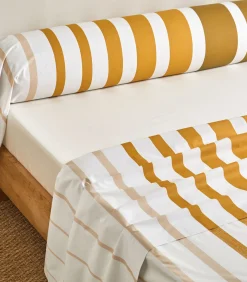 Hot GRAND LARGE Ocre - Laken Perkaal Katoen Lakens