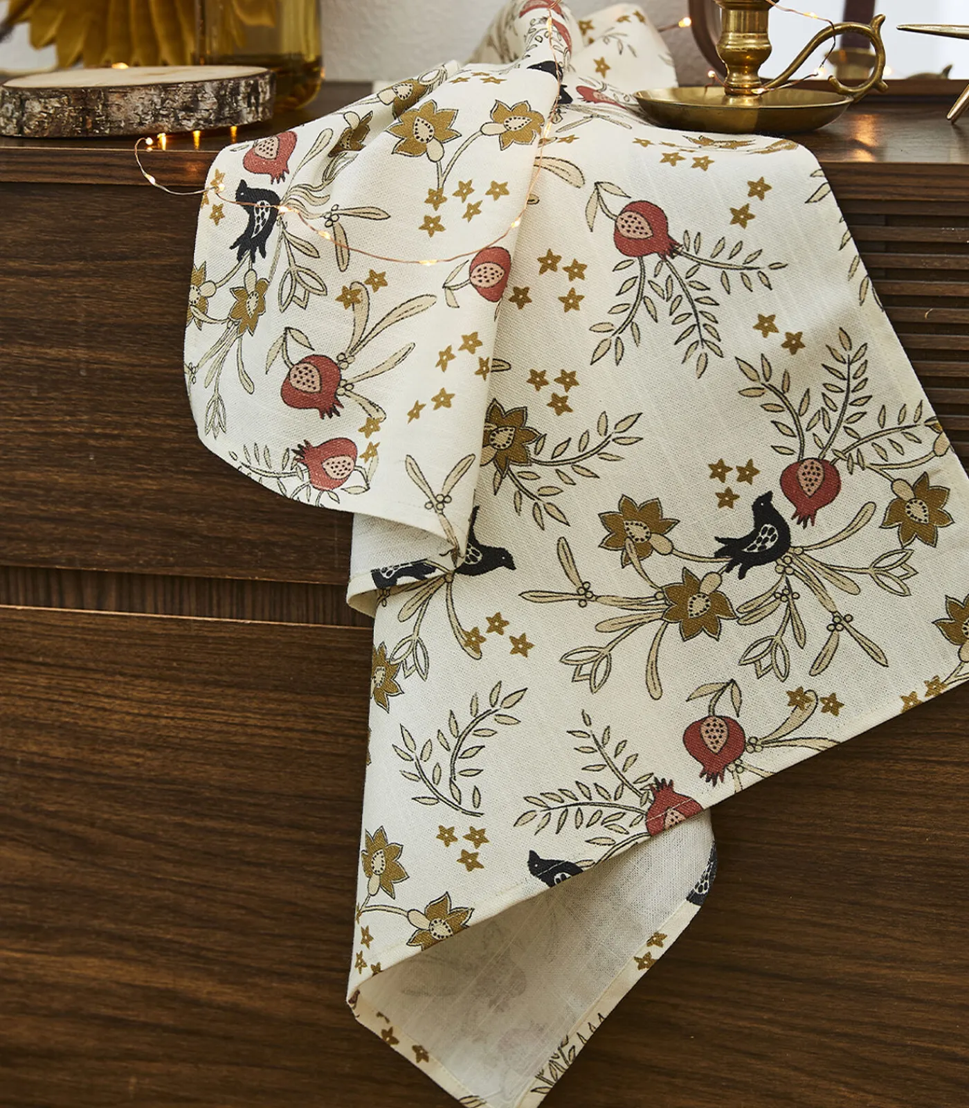 Coucke Grenades - Set van 2 theedoeken in halflinnen