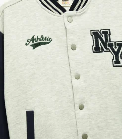 Online Grijs Bomberjack Lange Mouwen Jongens Kinderen Jassen