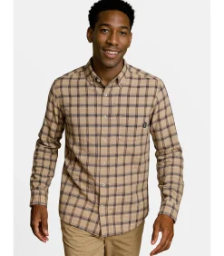 Clearance Grijs geruit overhemd voor heren Heren Hemden