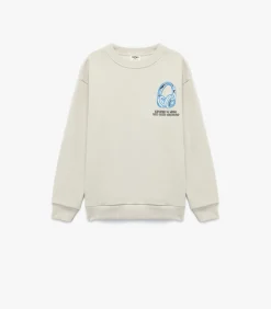 Kinderen Koton Grijs Jongens Sweatshirt Lange Mouwen Bedrukt