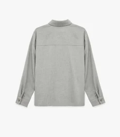 DAMES Koton Grijze Blouse Lange Mouwen met Knoopsluiting