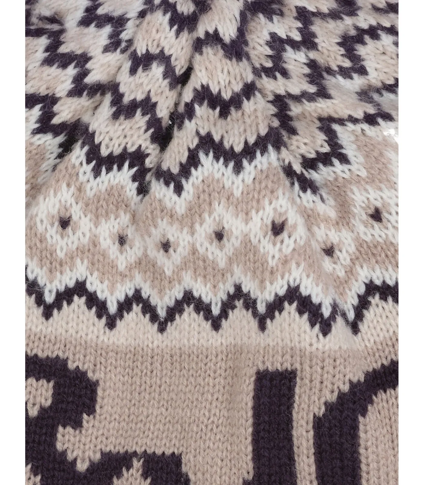 Sale Grijze herenmuts met pompon en logo Heren Hoeden & Petten