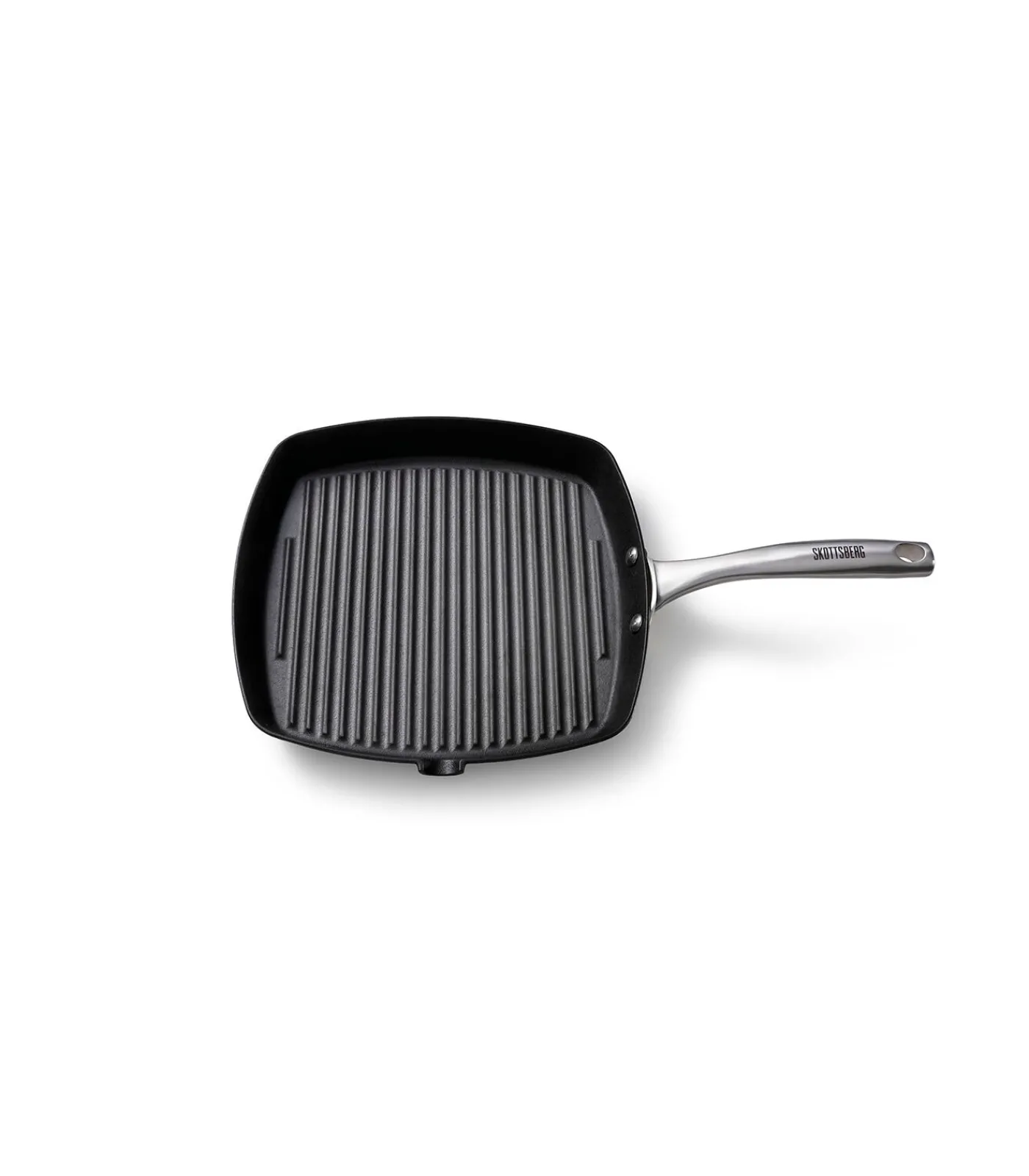 SKOTTSBERG Grillpan Gietijzer 28 x 28 cm Cast Iron - alle warmtebronnen - Inductie