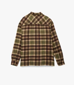 Kinderen Koton Groene Herenblouse Regular Fit Lange Mouwen Geruit