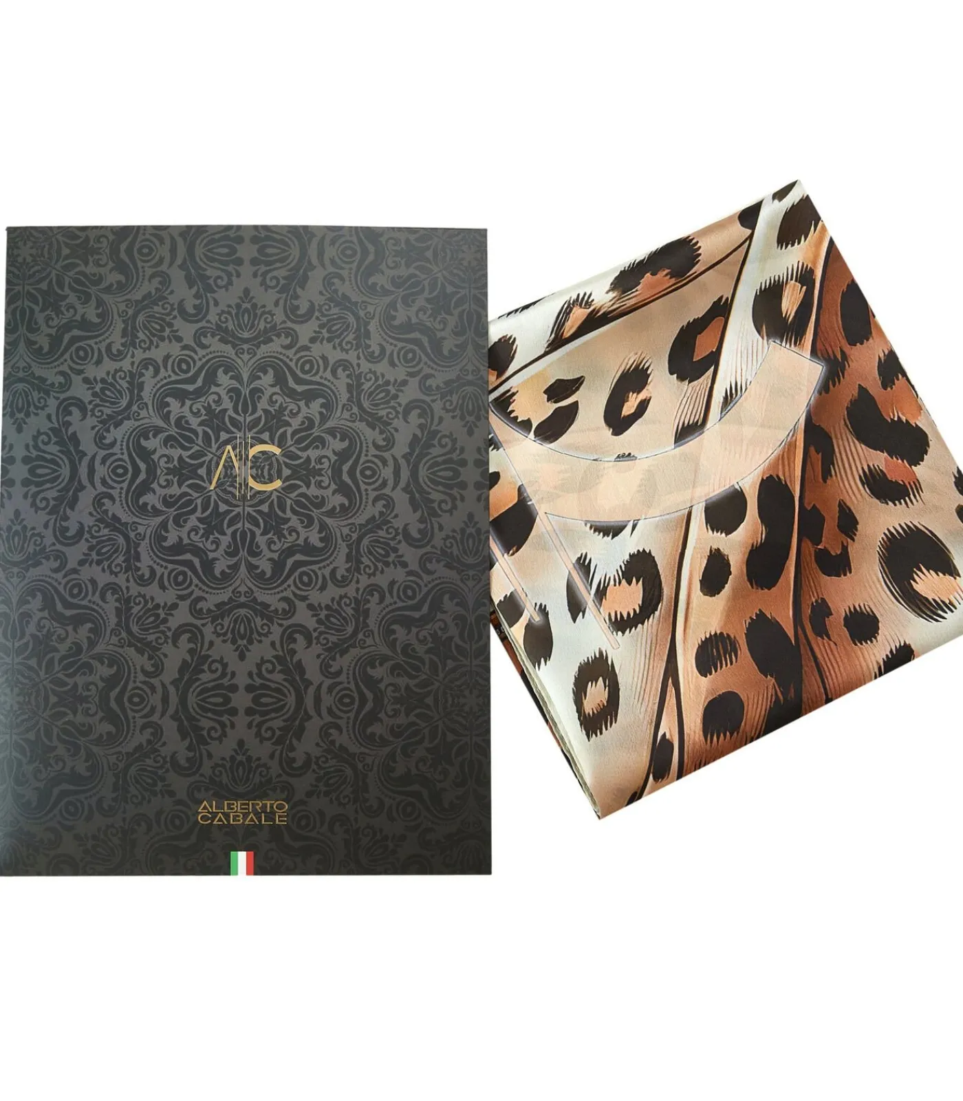 Best Grote vierkante zijden sjaal Original Leopard Zoé DAMES Sjaals