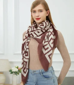 DAMES V1969 Grote zwarte sjaal