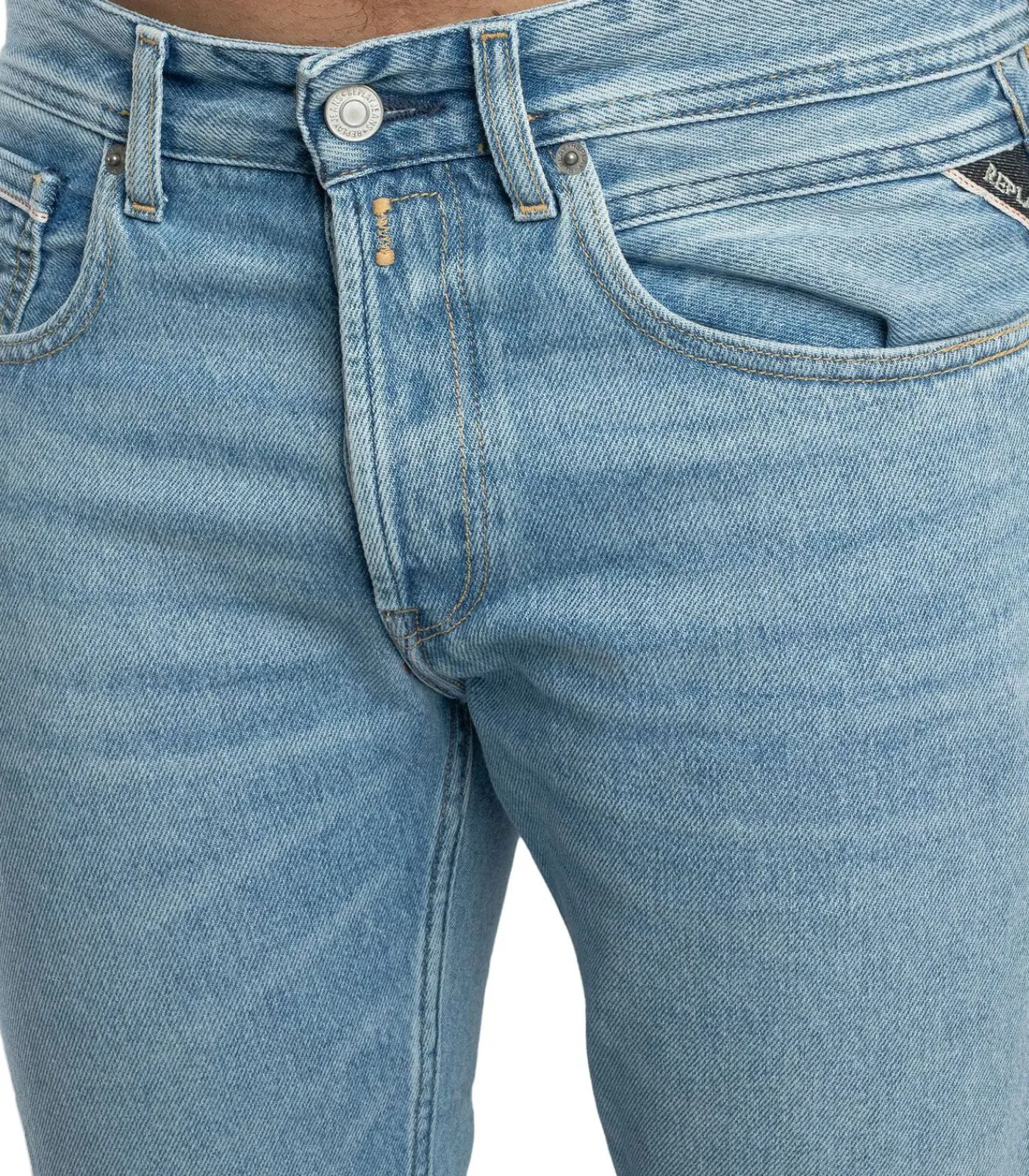 Heren Replay Grover Straight Fit Jeans