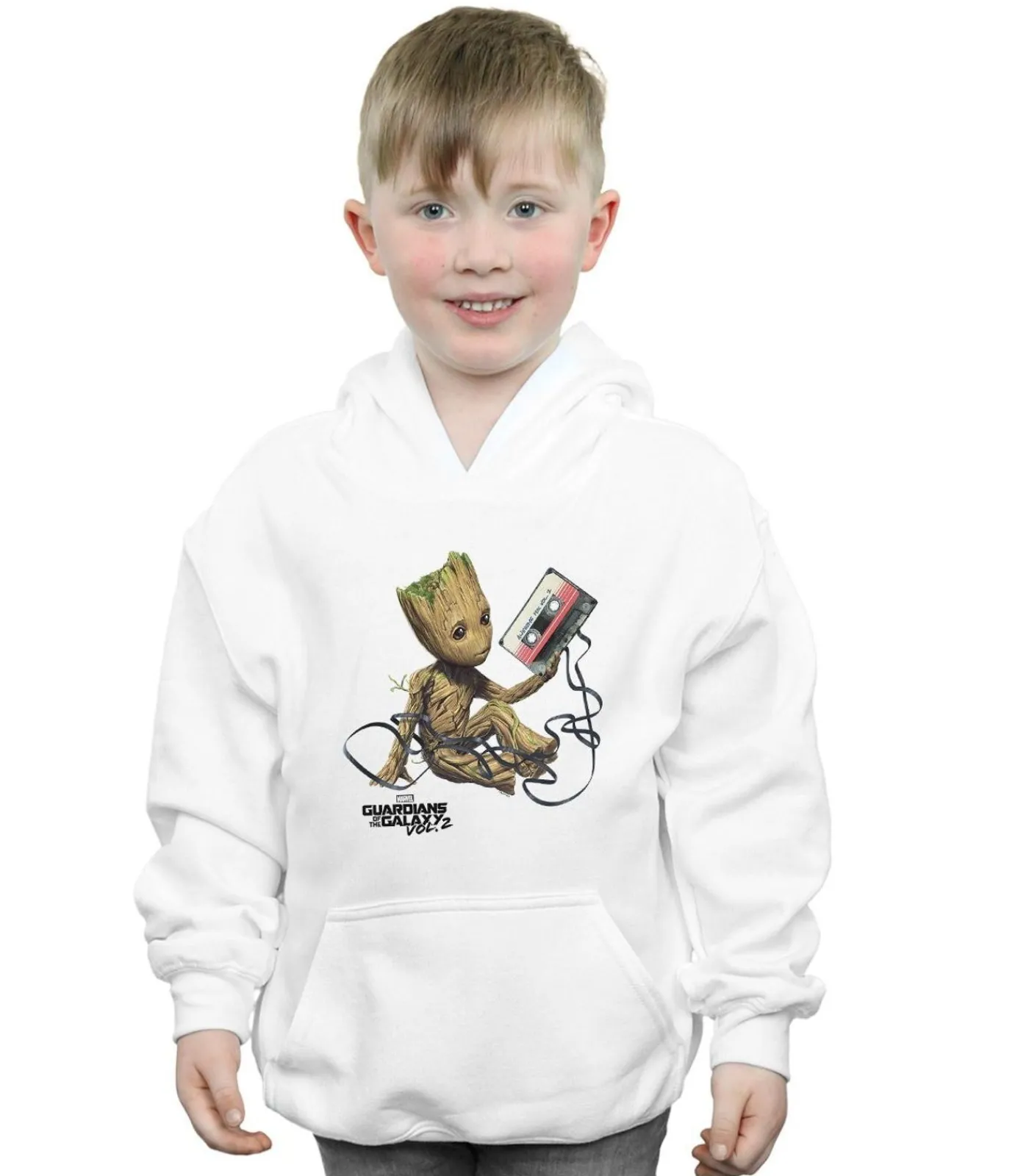 GUARDIANS OF THE GALAXY - Trui met kap - Wit Kinderen Truien & Vesten