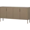 Online Gunnar Dressoir 200 cm - Grenen - Mud - 85x201x44 Meubels