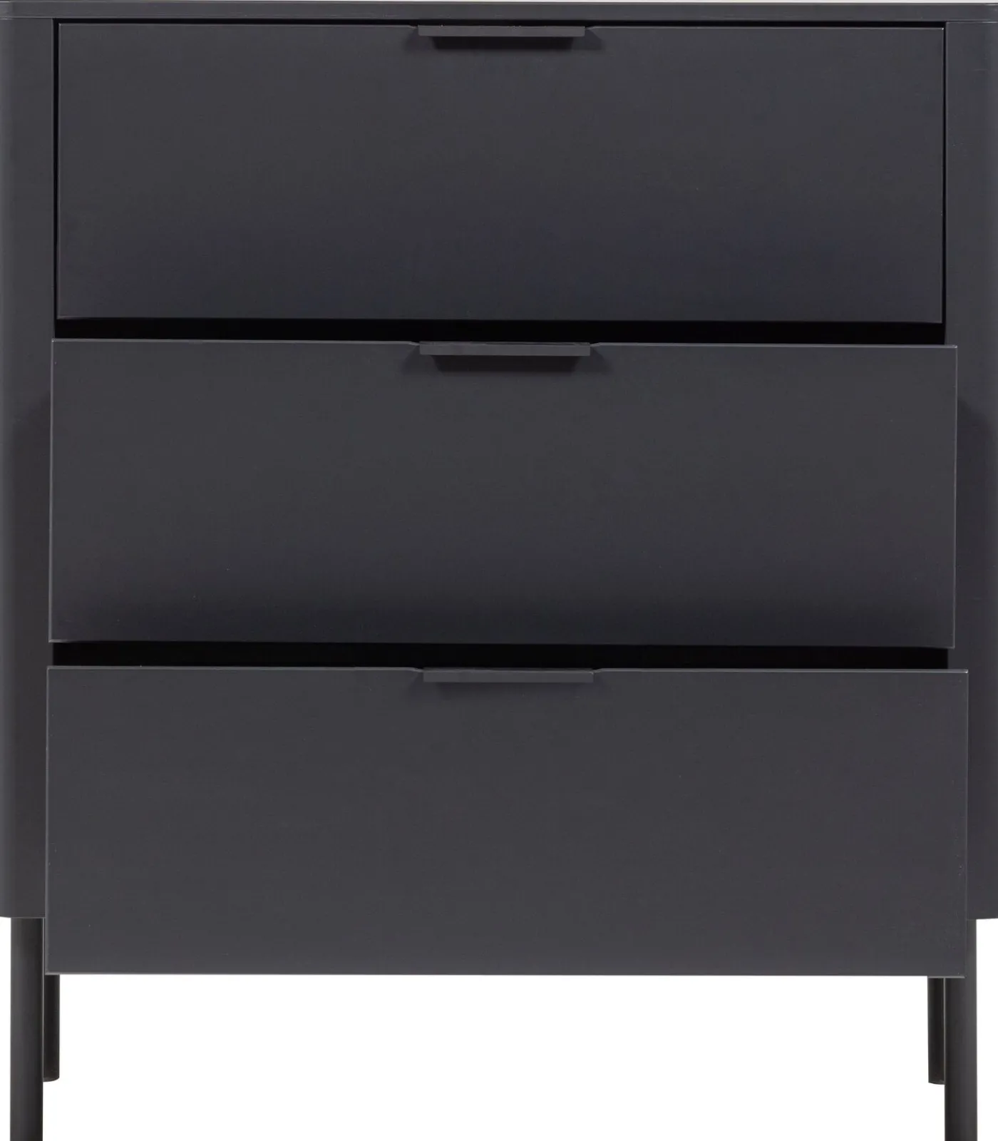 WOOOD Gunnar Ladekast - Grenen - Matzwart - 93x94x52