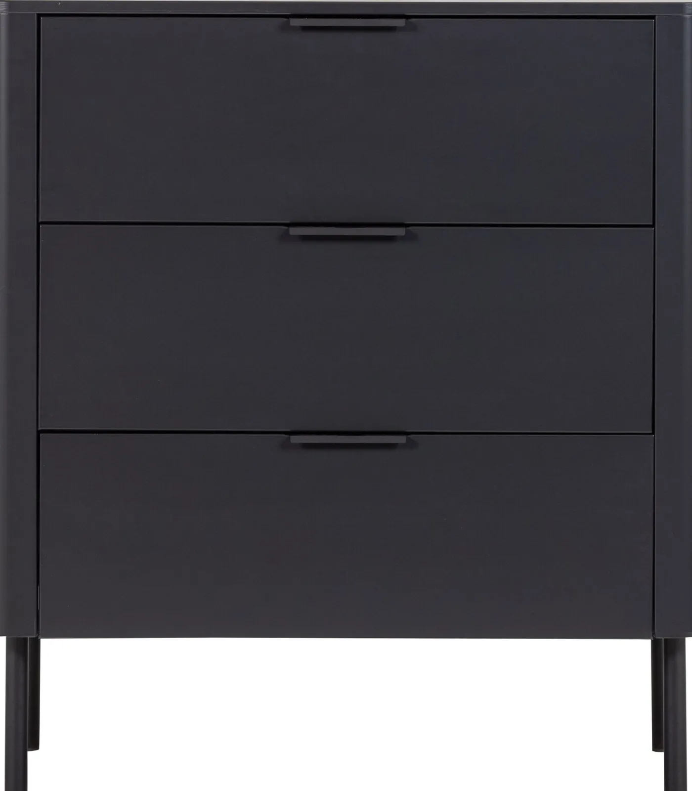 WOOOD Gunnar Ladekast - Grenen - Matzwart - 93x94x52